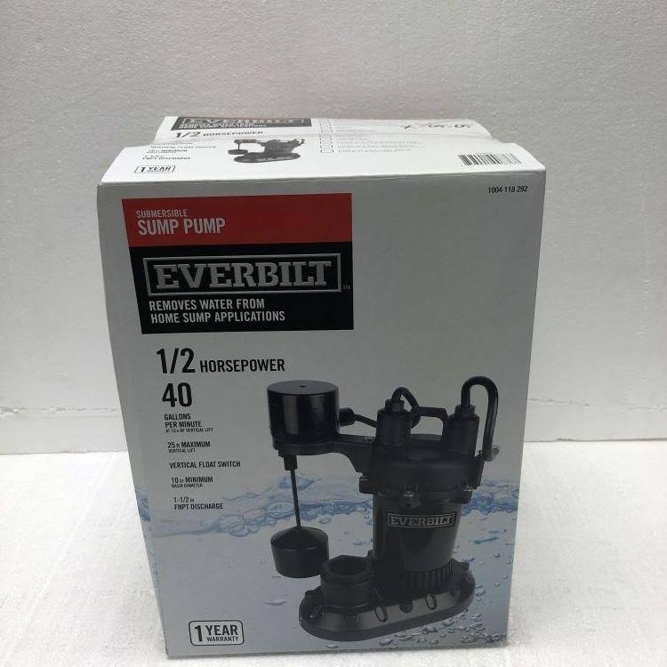 1/2 HP Submersible Aluminum Sump Pump T2920