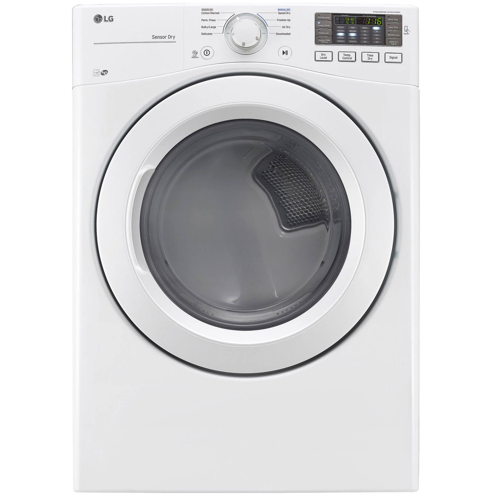 White Front-Loading Gas Dryer G733