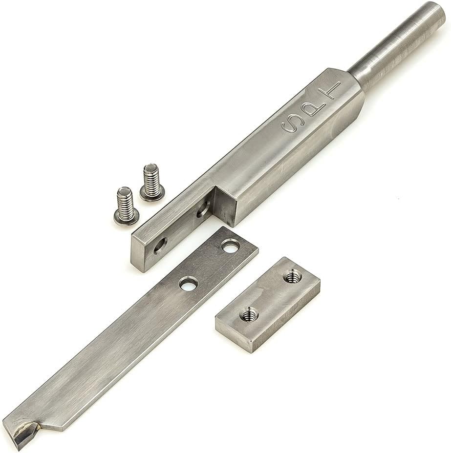 Carbide Parting Grooving Tool with 17 Interchangeable Handle with Foam Grip G787373