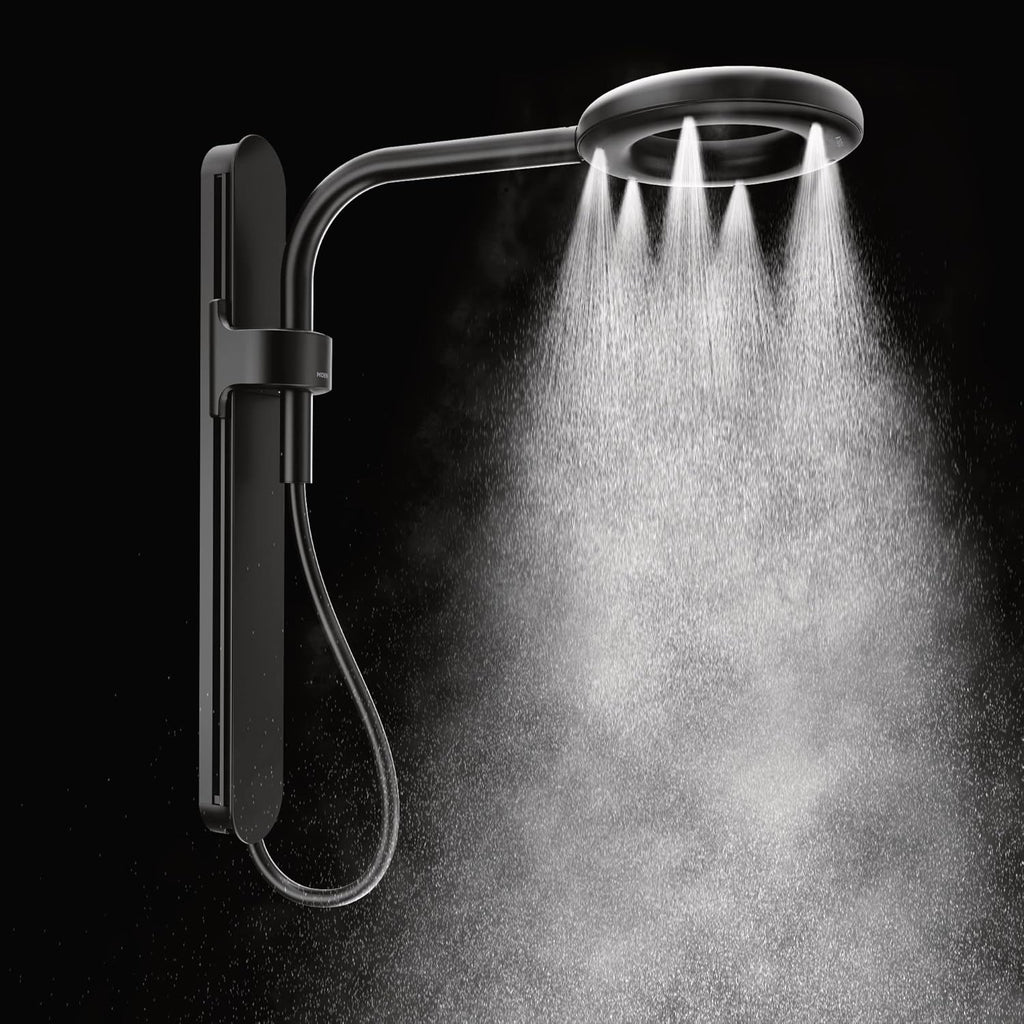 Chrome/White Rainshower Shower N799