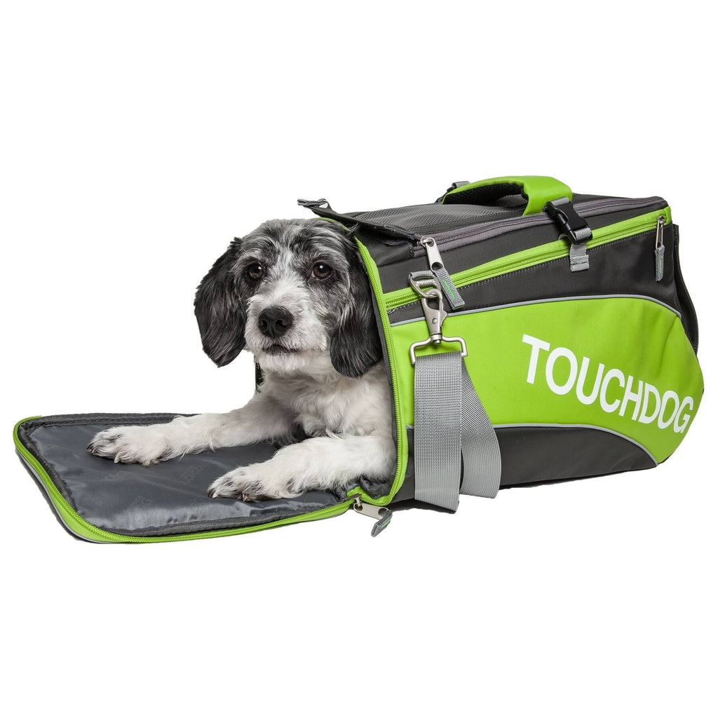 Green Water-Resistant Dog Carrier Y497
