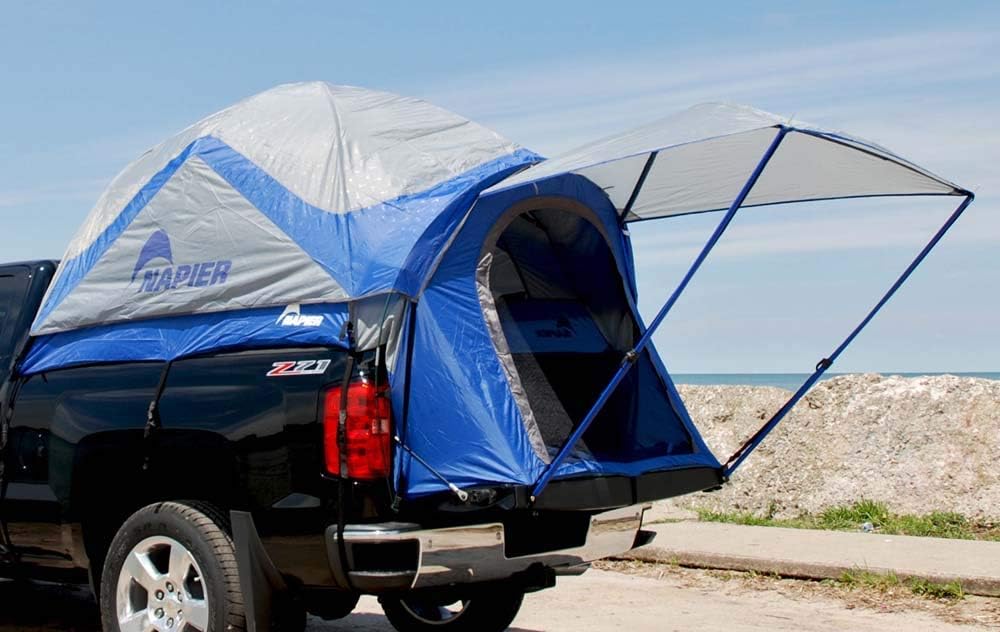 Truck Tent Blue/Grey Full Size Crew Cab 5.5-Feet Box D781