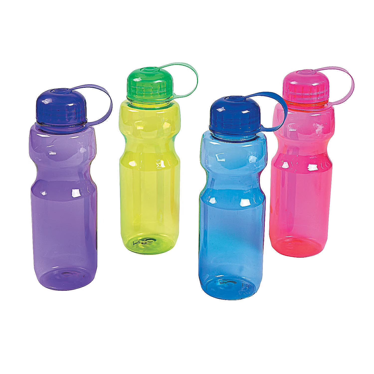 12 Pieces 24 Oz Contoured Water Bottle Q65773