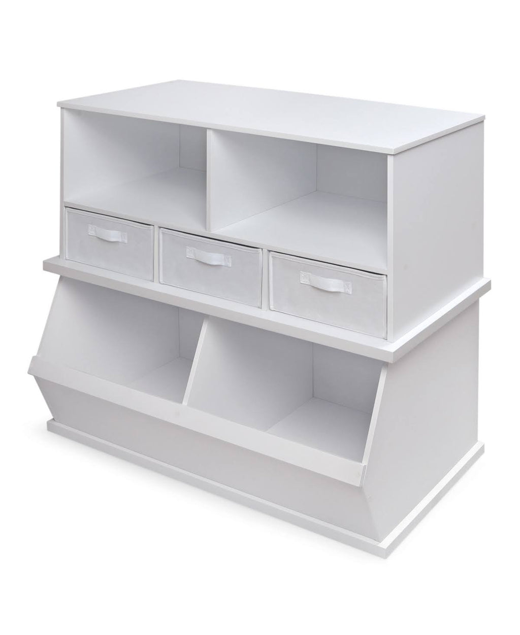 Espresso Two Bin Storage CUBBY O5050