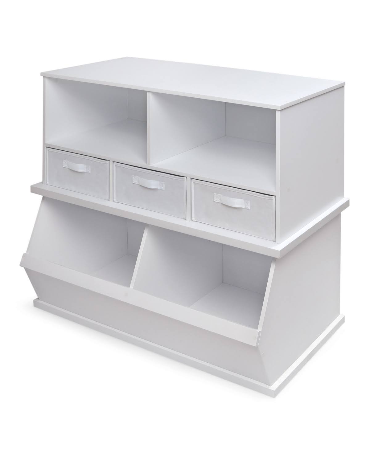 Espresso Two Bin Storage CUBBY O5050