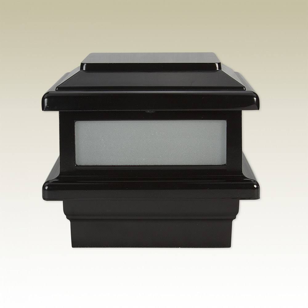 Black LED Post Cap Deck Lighting W539