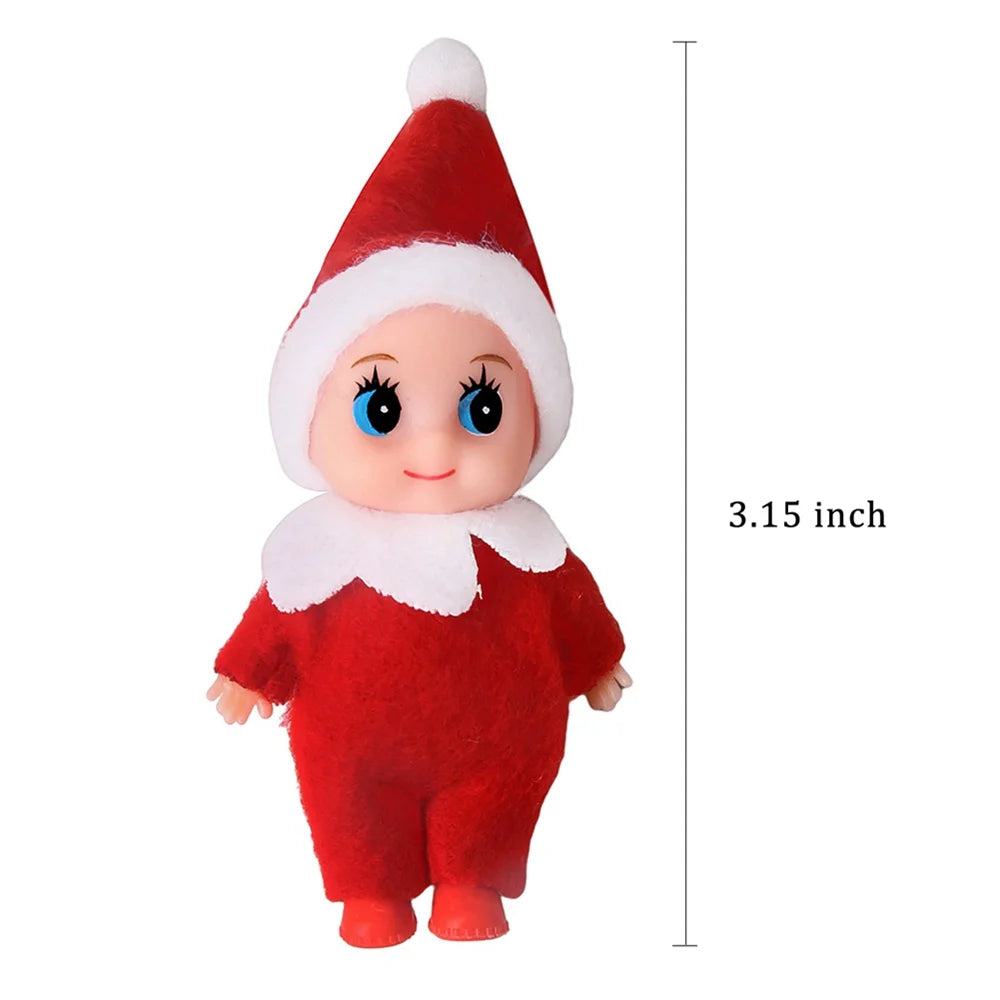 6Pcs Set Tiny Baby Elf Doll with Feet and Shoes C8534
