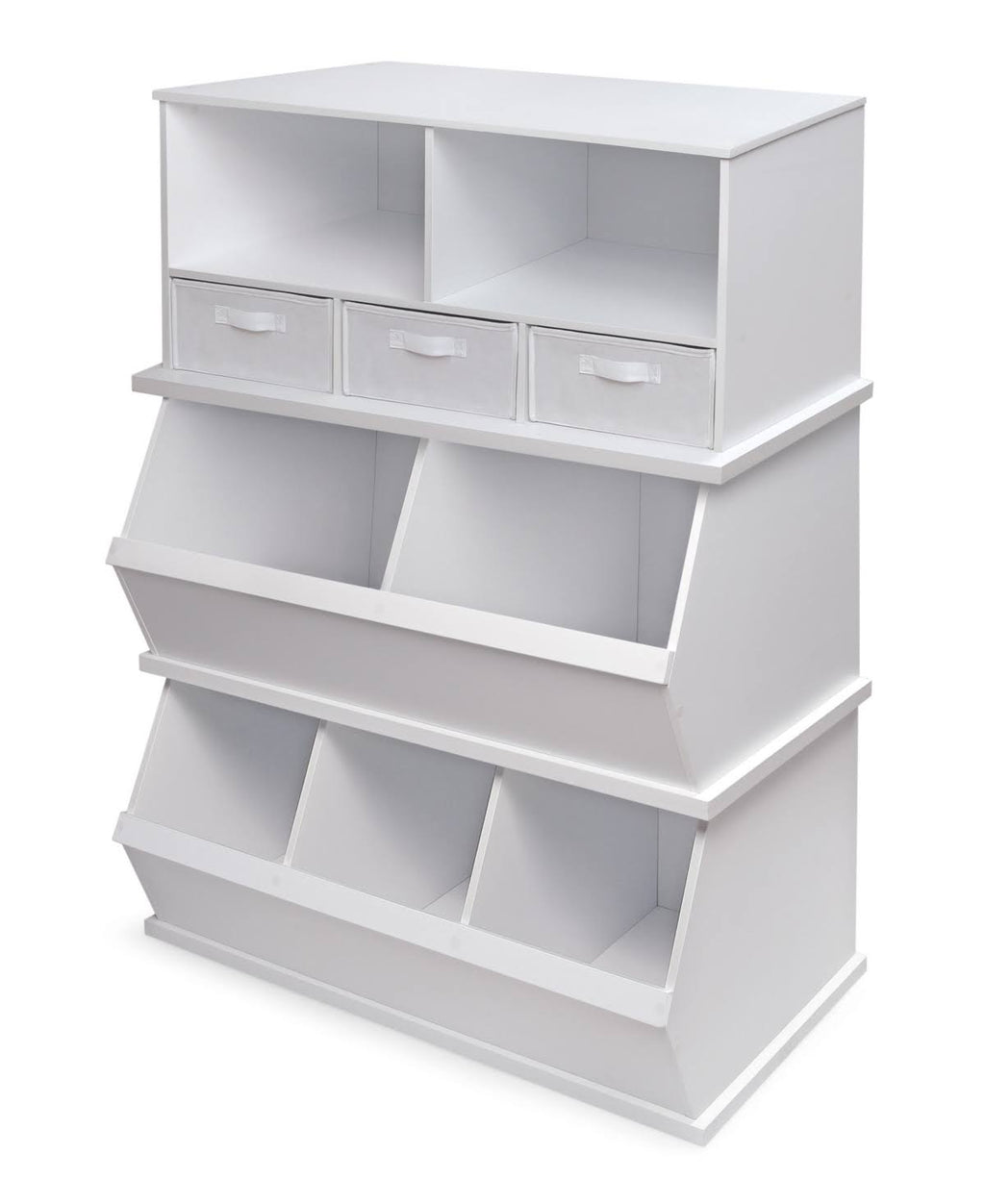 Espresso Two Bin Storage CUBBY O5050