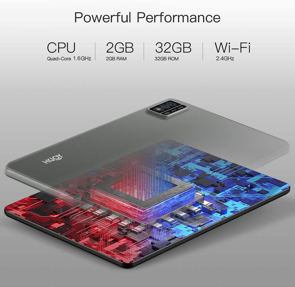 Pack of 2 Tablet 9 Inch Android 10 2GB RAM Quad-Core 4000mAh IPS HD Display M666855