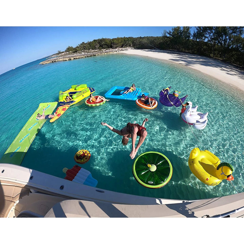 Green Inflatable Swimming Pool Water Float S2997