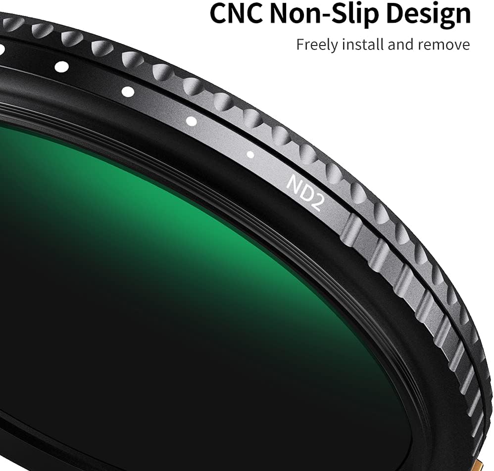 52mm Variable ND Filter ND2-ND400 with Multi-Layer Coatings AGC Glass L991