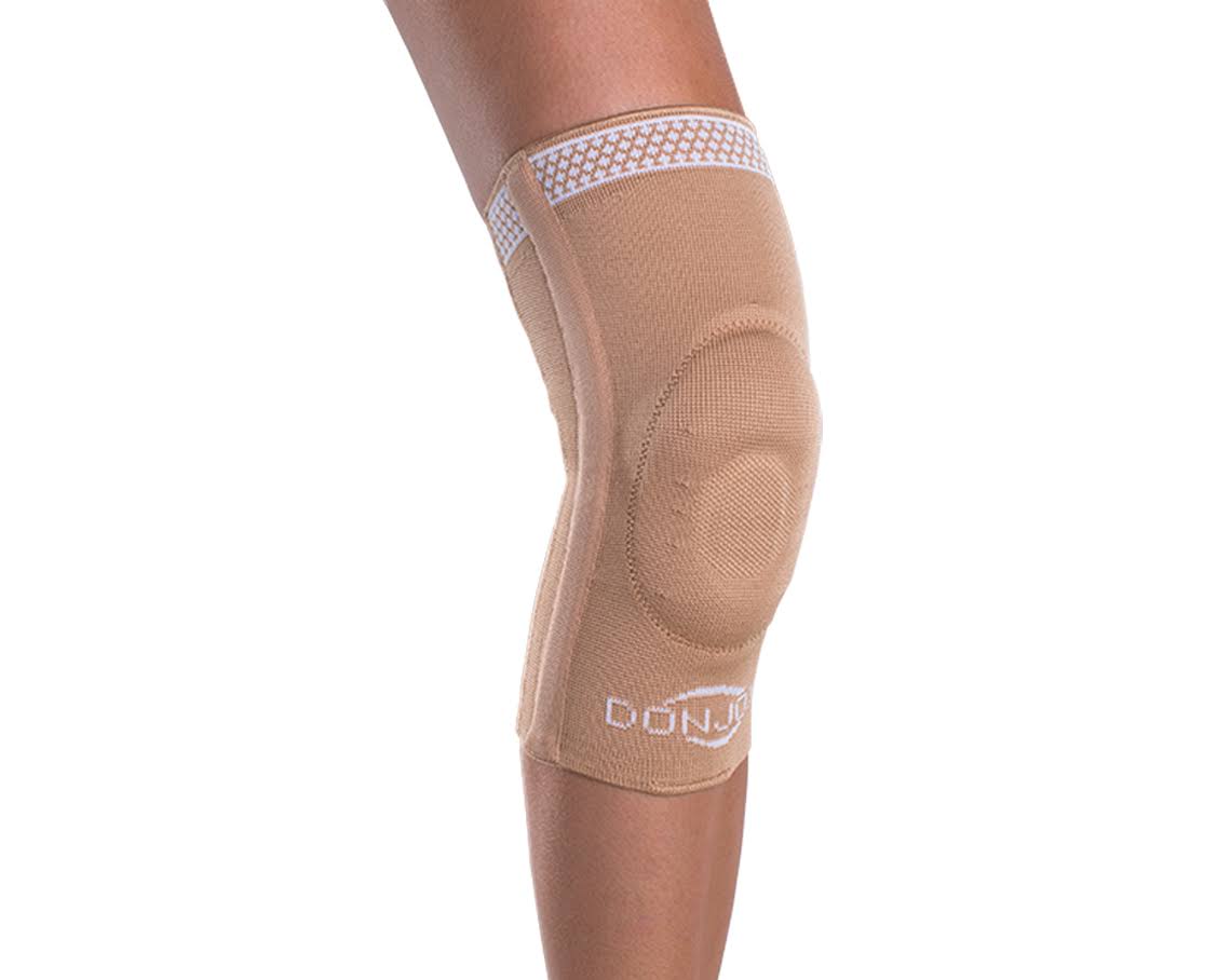 Beige XX-Large Elastic Knee Sleeve Q36301
