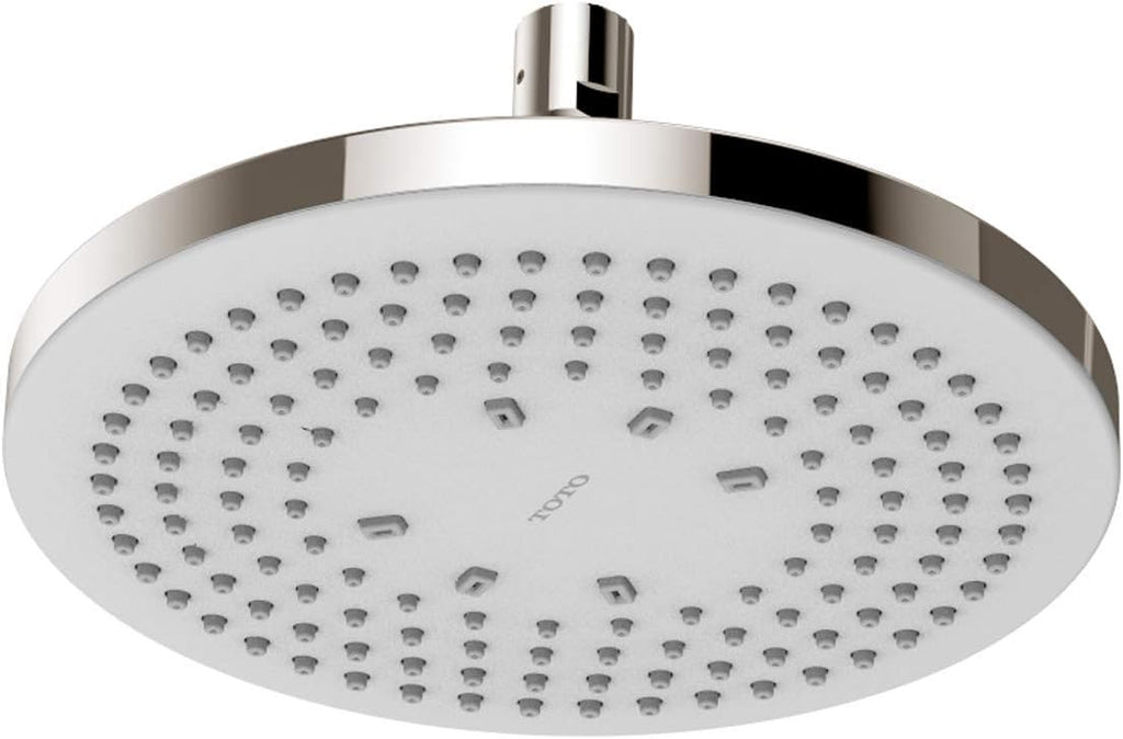 Brushed Nickel Round Single Spray Showerhead A166971