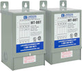 3 Phase Delta Buck/Boost Step-Up Transformer 208V Primary 222V Secondary 9.38 Amps 50/60Hz J2676