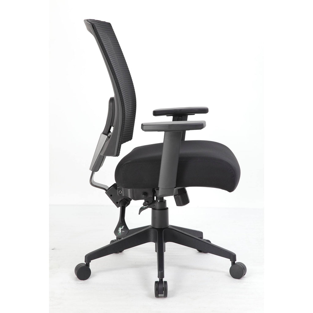 Black Mesh Back Task Chair with Seat Slider M302776