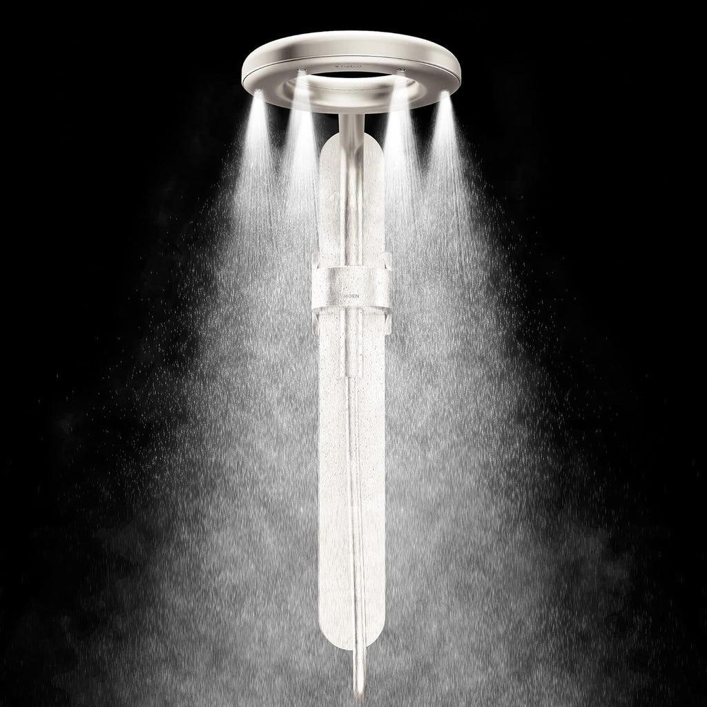 Chrome/White Rainshower Shower N799
