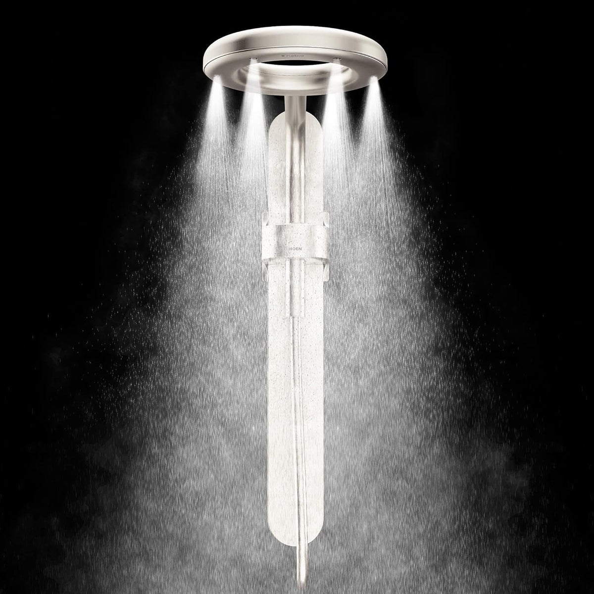 Chrome/White Rainshower Shower N799