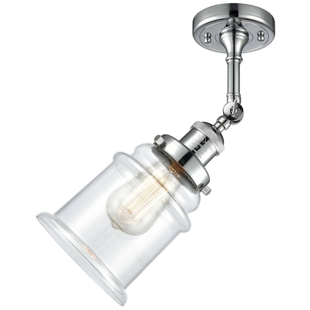 Chrome 1 Light Semi Flush Mount LED J5449