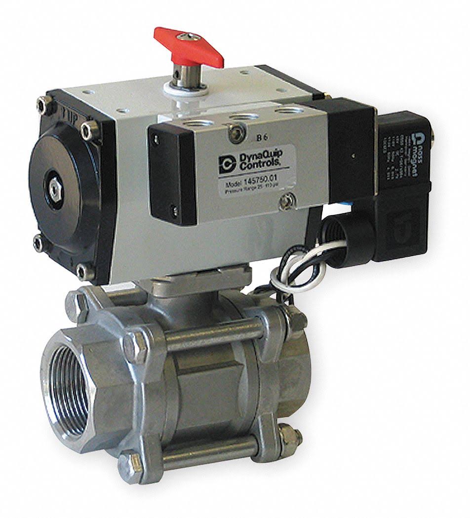 3/4 in NPT Double Acting Ball Valve E998