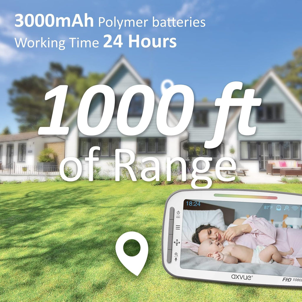 1080P 5.5 FHD Display Video Baby Monitor O120