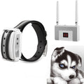 White Electric Wireless Dog Fence System with Waterproof Rechargeable Training Collar Receiver for 1 Dog P276443