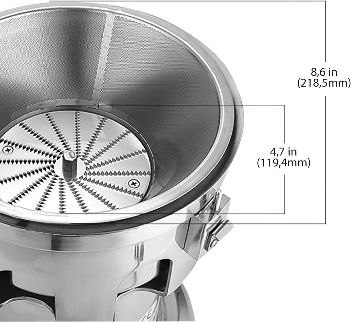 Stainless Steel Blades Juicer Machine M525