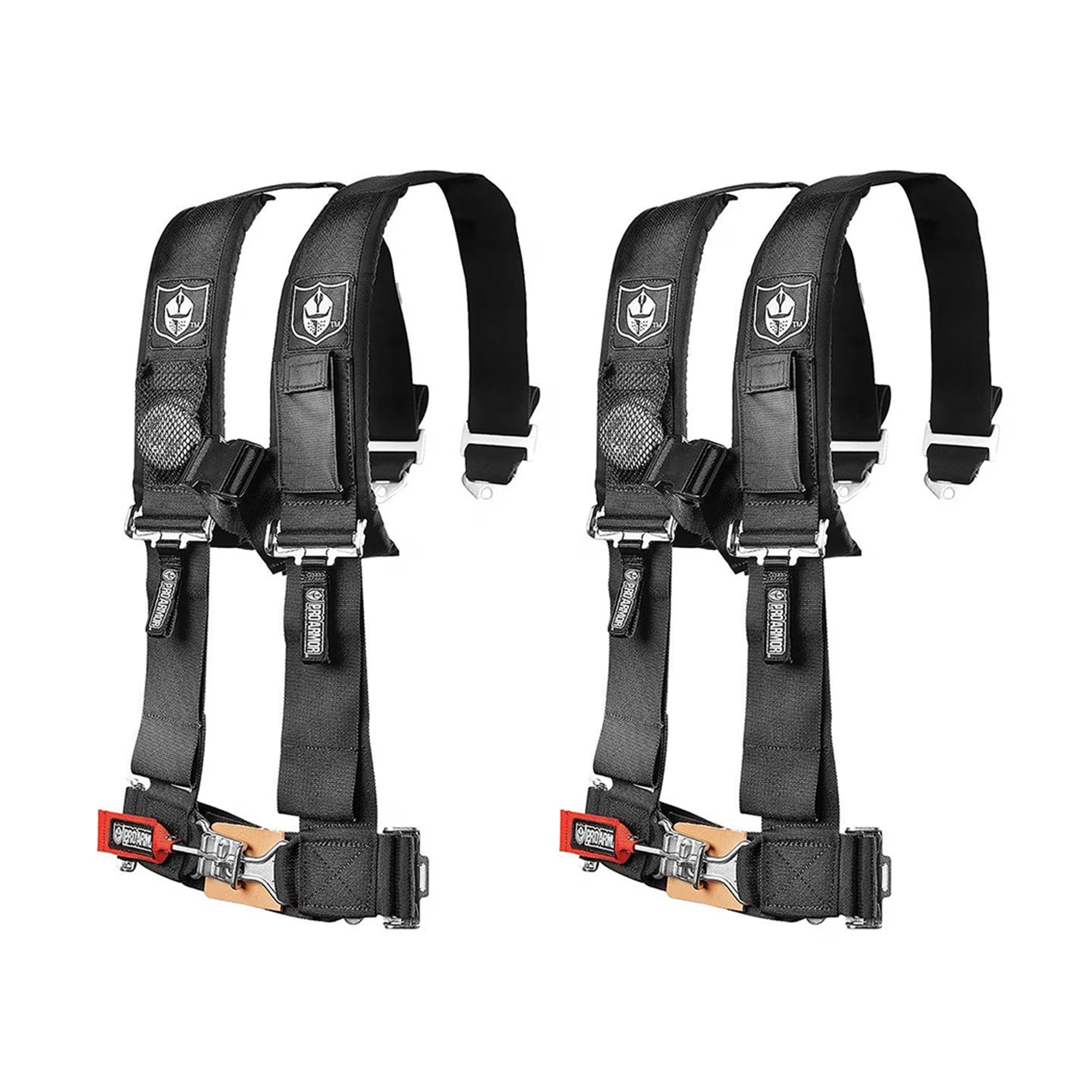 Black 4 Point Harness Seat Belt Set, 2 Pack C757