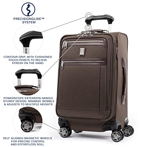Bordeaux Red 8 Wheel Spinner Carry On Luggage 21-Inch V1281