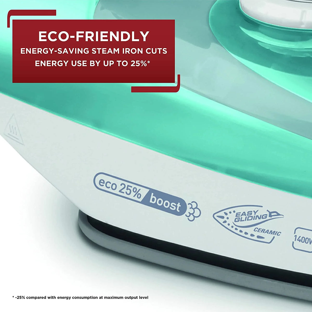 1400W Steam Iron with Ceramic Soleplate W625899