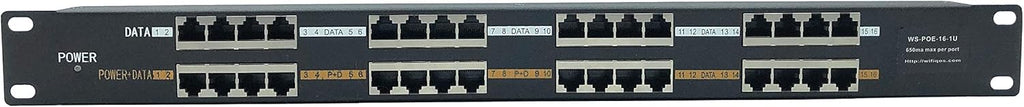 16 Port Passive PoE Injector T580377