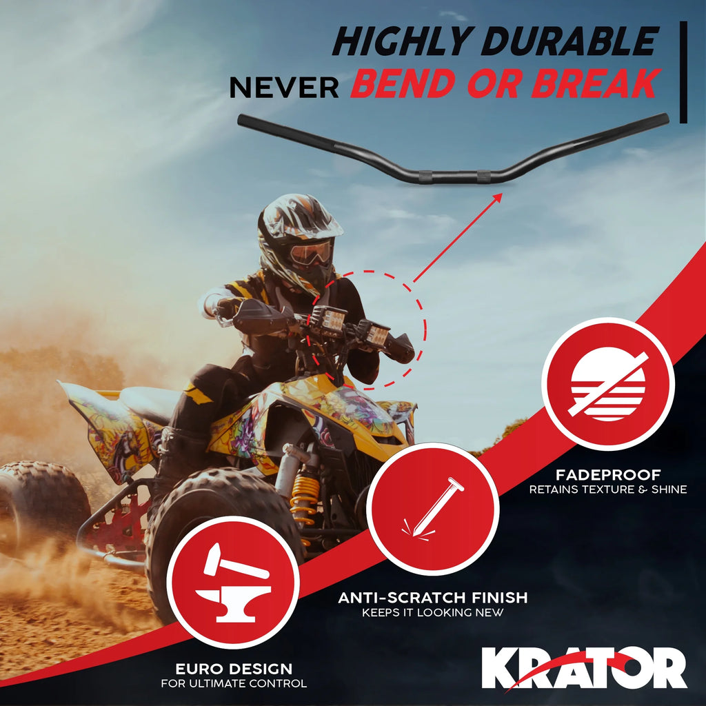 7/8 Inch Motorcycle Low-Rise Handlebar J901