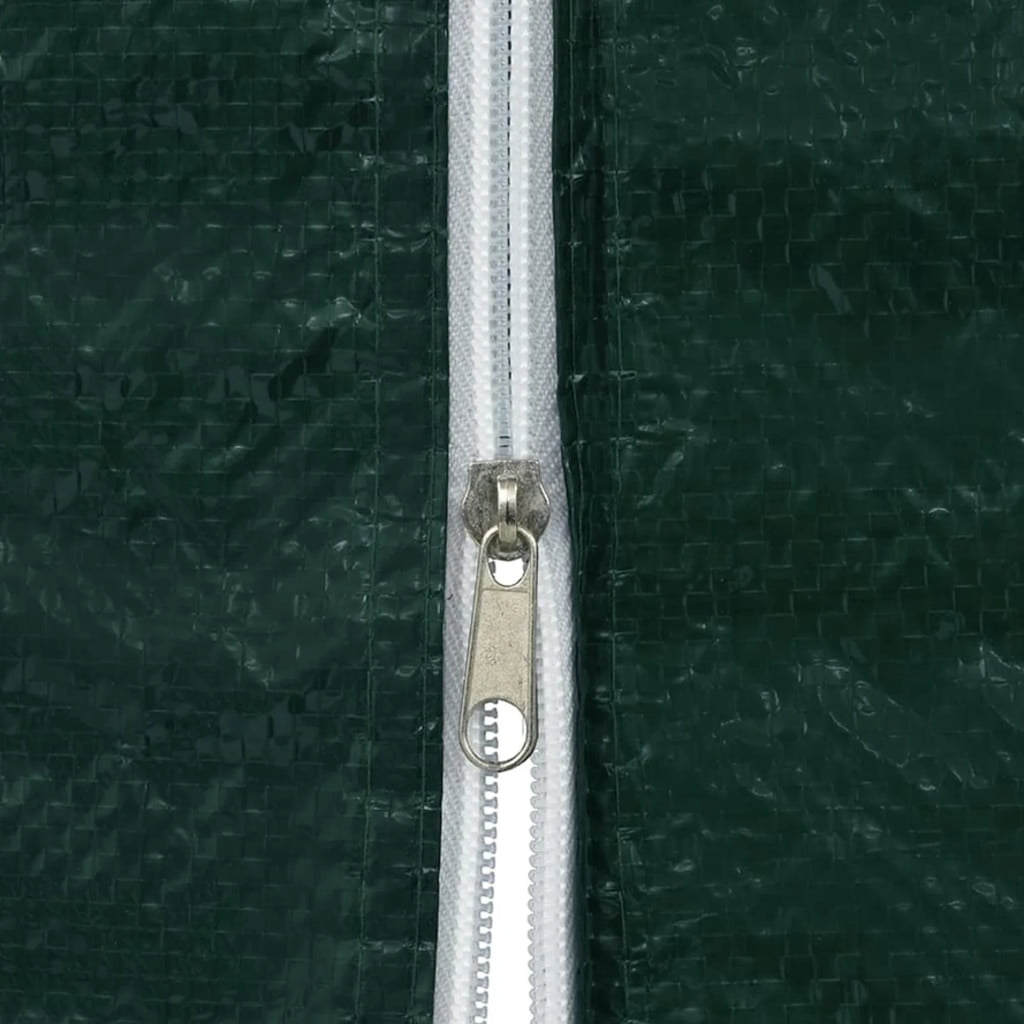 Green PE Party Tent Sidewall 2 pcs with Zipper B83653