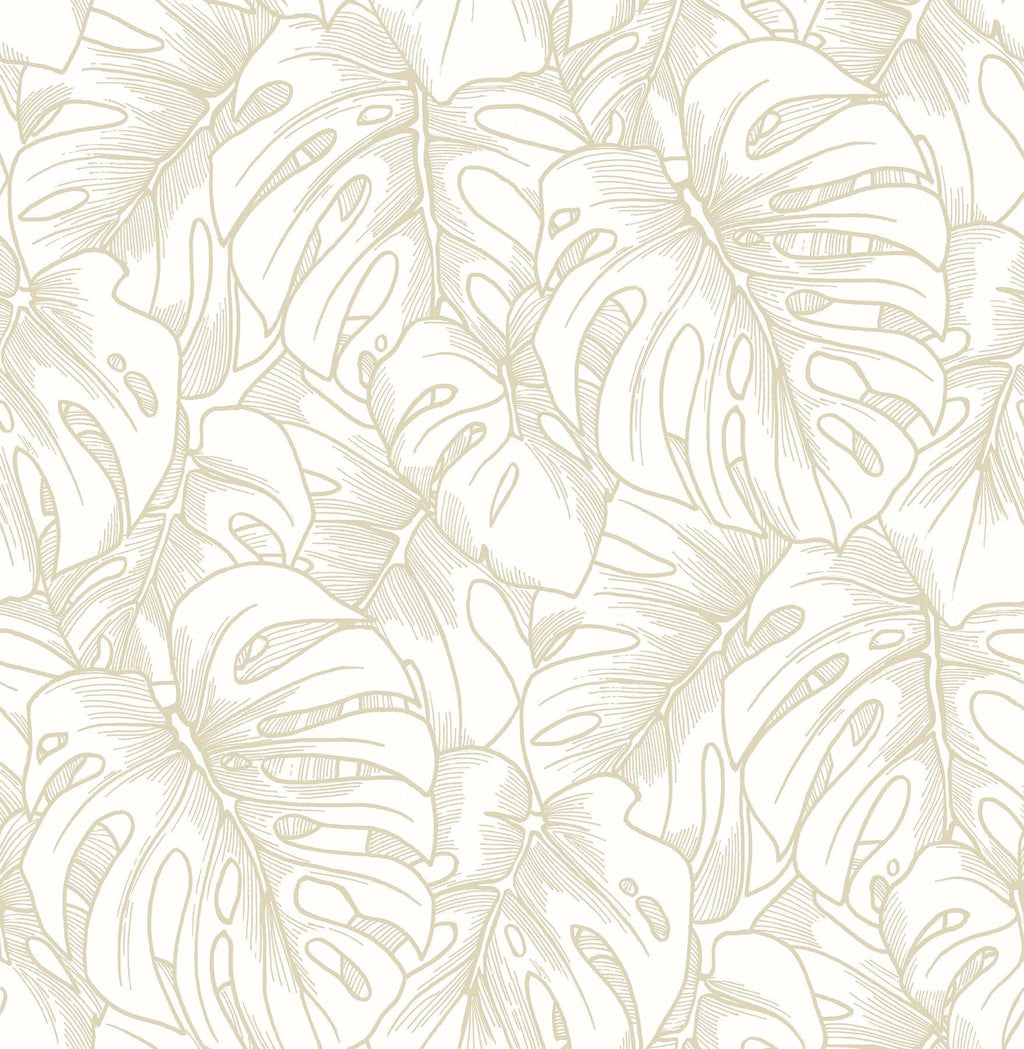 Botanical Wallpaper - Gold Q825604