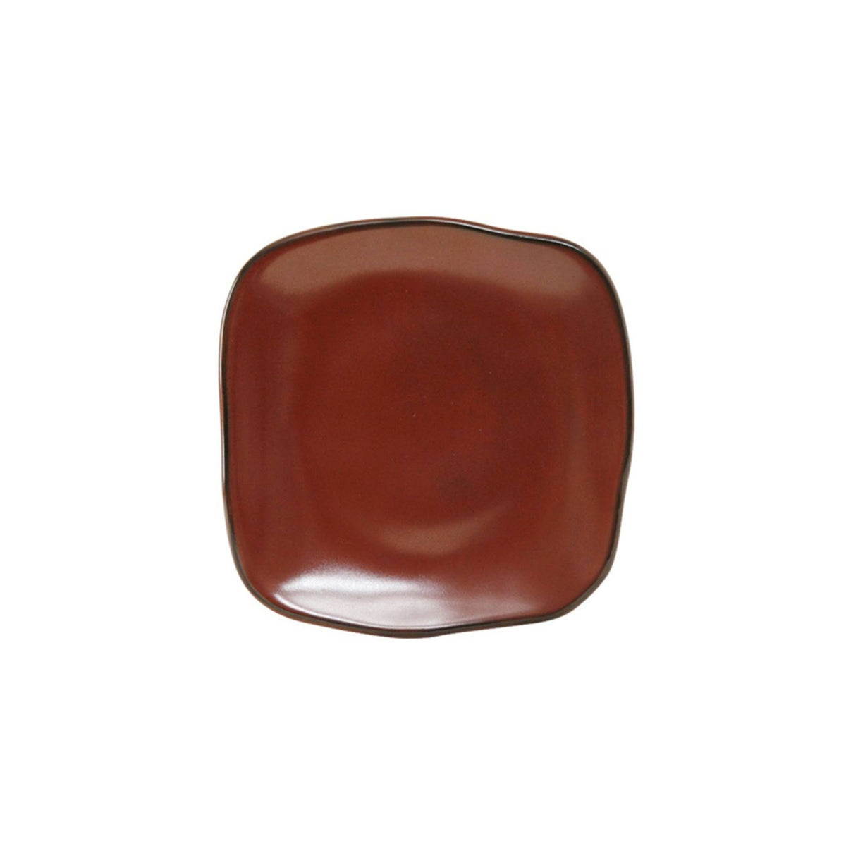 9 x 9 x 7/8 Square Plate Red Rock, Case of 12 U753693