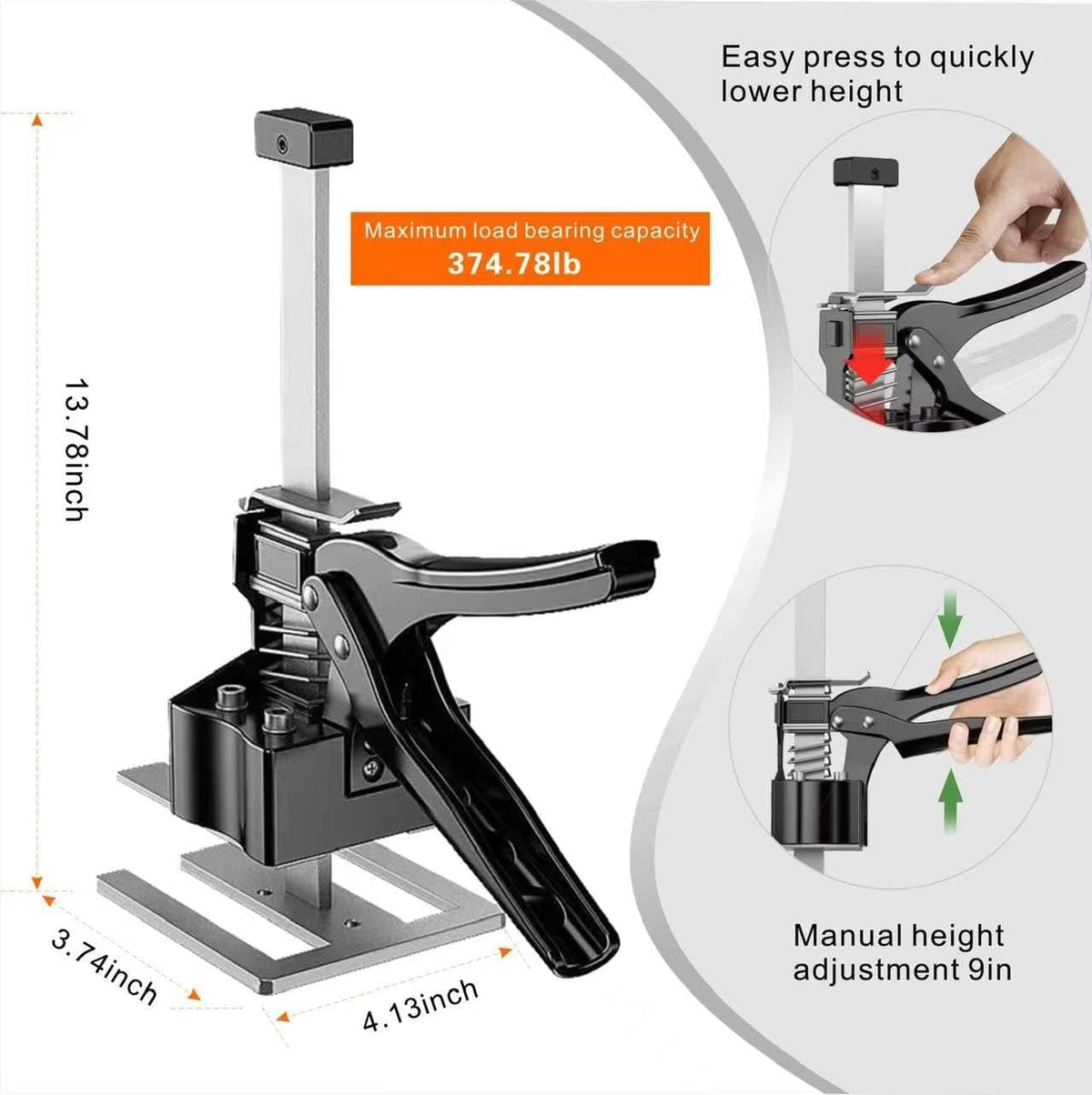 2-Pack Hand-Held Solid Metal Lifting Arm N8551