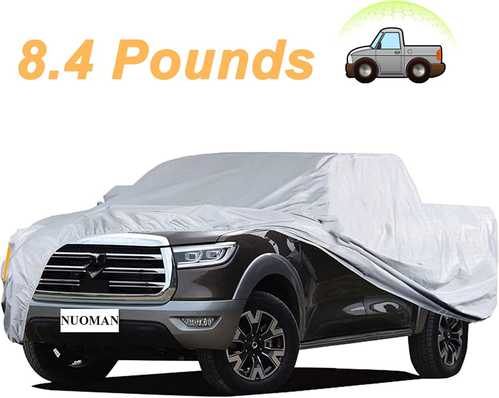 6 Layers Waterproof Cotton Car Cover with Zipper P8411