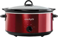 Red 7 Quart Electric Slow Cooker with Removable Ceramic Bowl H539