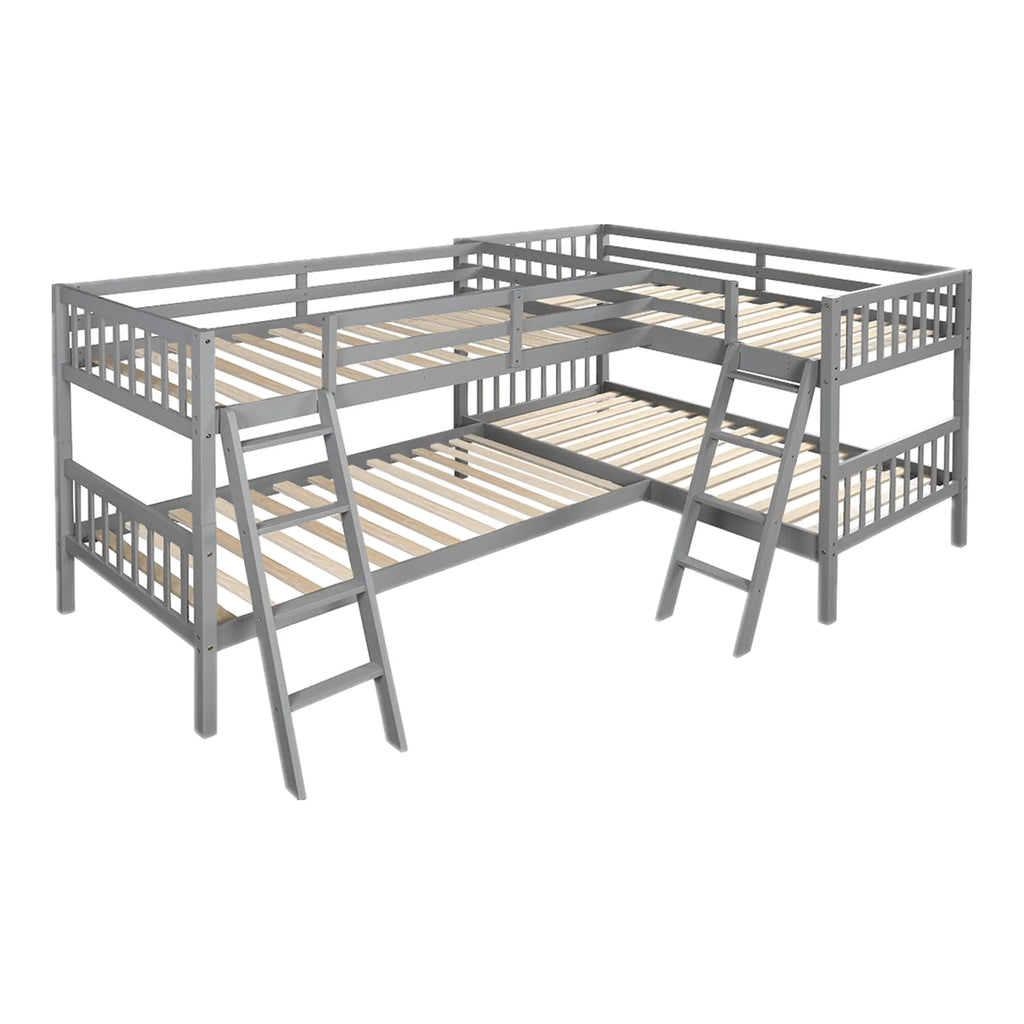 Twin L-Shaped Bunk Bed N865172