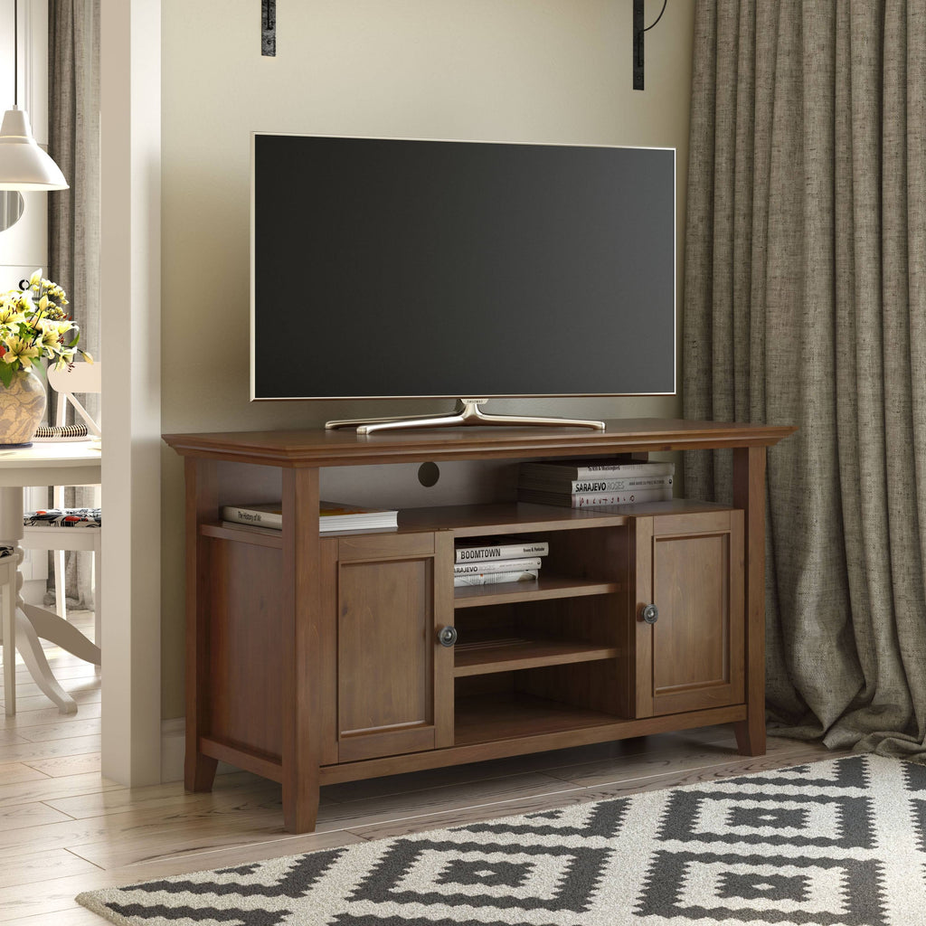 Wood Transitional TV Media Stand Z84741