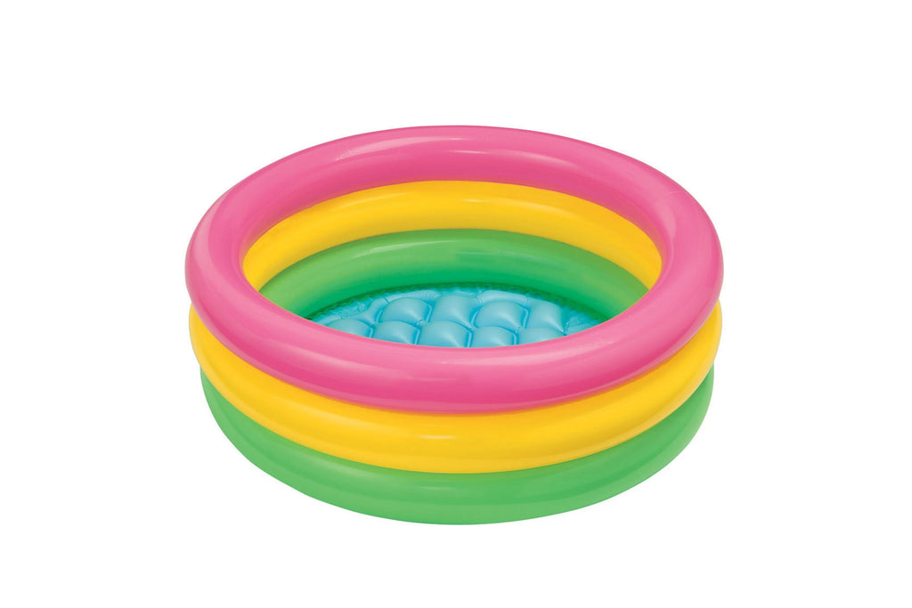 Sunset Glow Soft Inflatable Baby/Kids Swimming Pool (8 Pack) R158