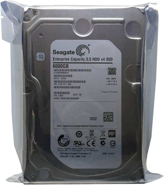 6TB 7200RPM SATA 3.5inch Internal Hard Drive Pack of 2 F368404