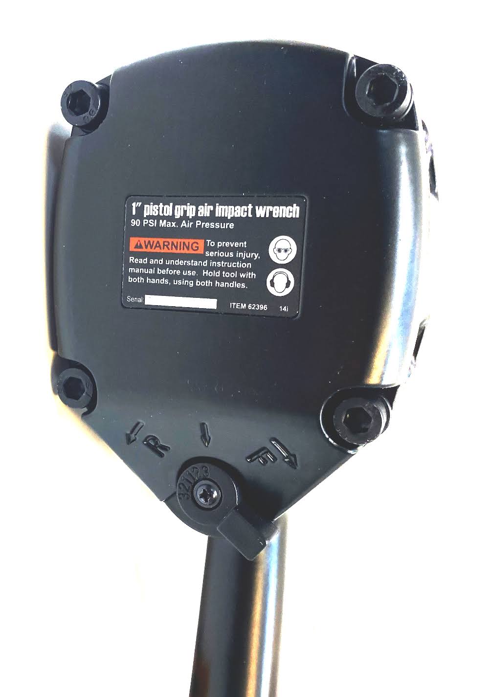 1 in. Pistol Grip Air Impact Wrench H76092
