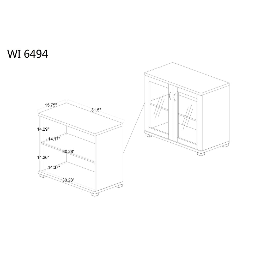 Dark Brown Storage Cabinet N92453