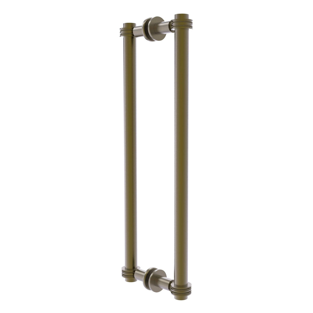 18x22 Shower Door Pull with Dotted Accent C77858