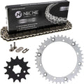 Drive Sprocket Chain Combo Front 13 Rear 40 Tooth 520NZ Standard 98 Links Pack of 2 P287