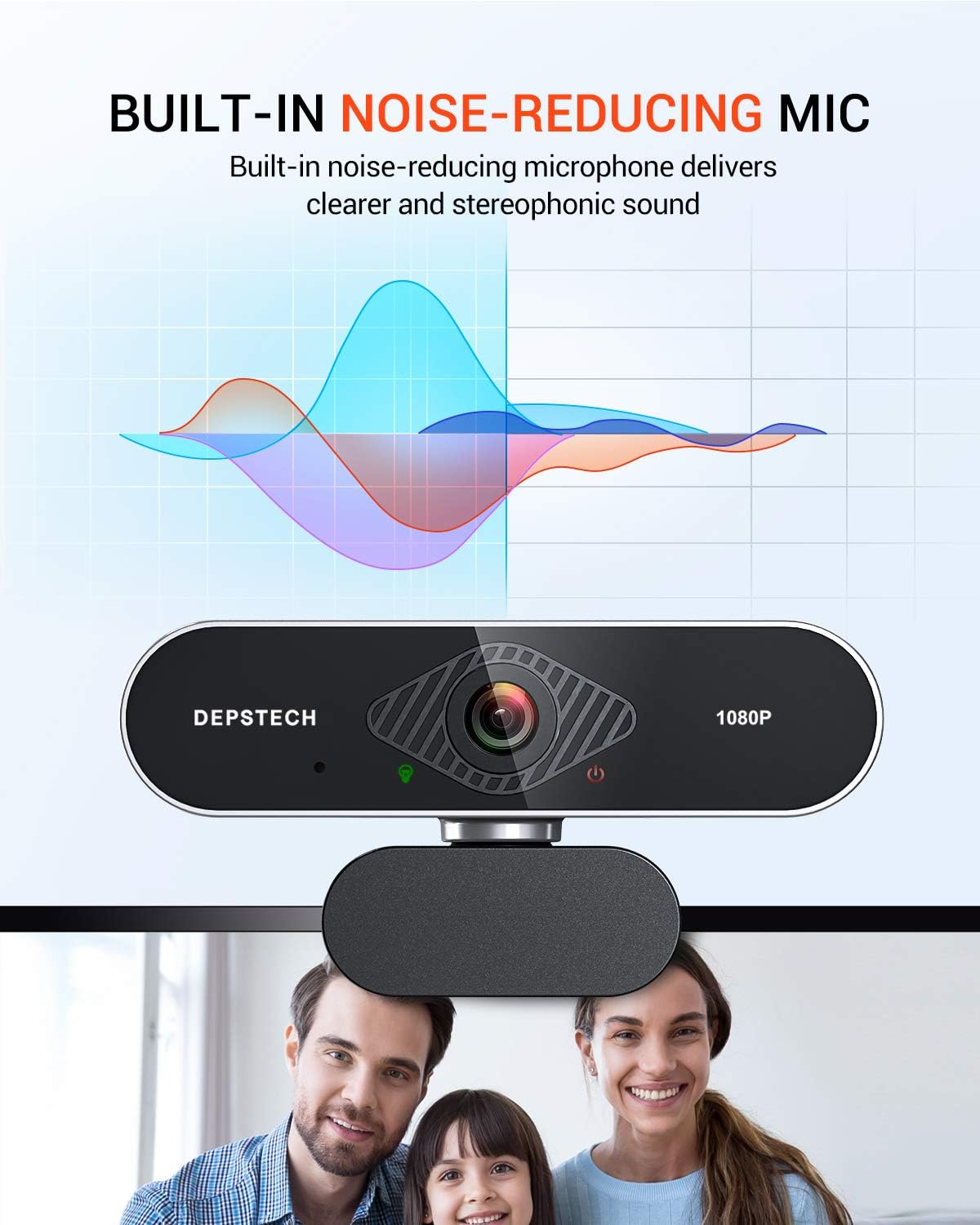 2 Pack 1080P HD USB Webcam with Microphone D220161