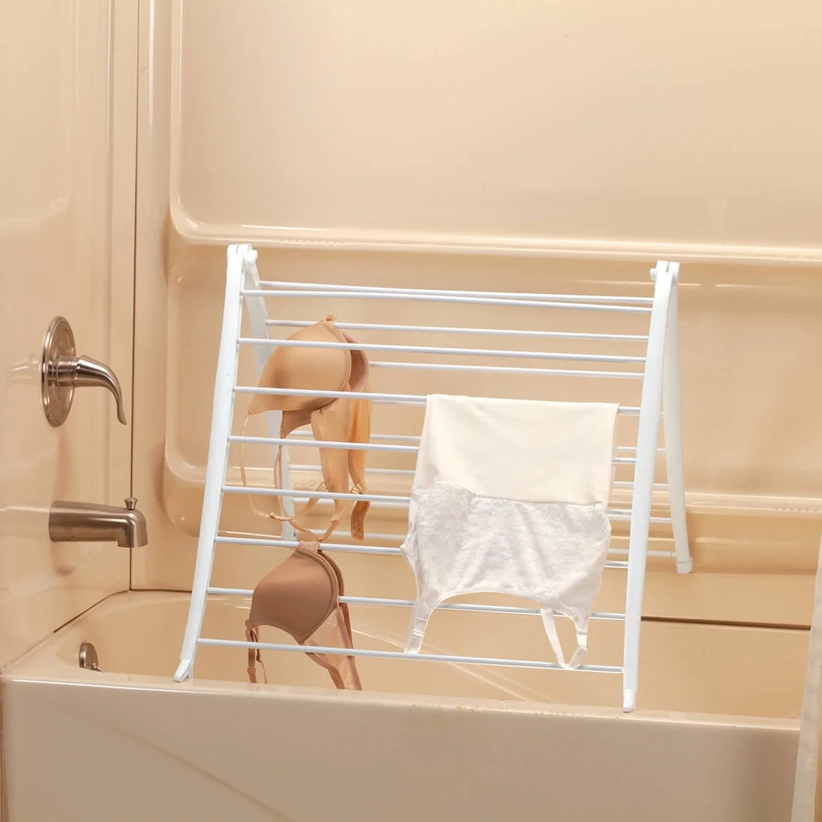 Wall Lean or Two Sided Fold Drying Rack T8290
