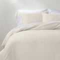 Natural Linen Blend Duvet Cover & Sham Set Z163