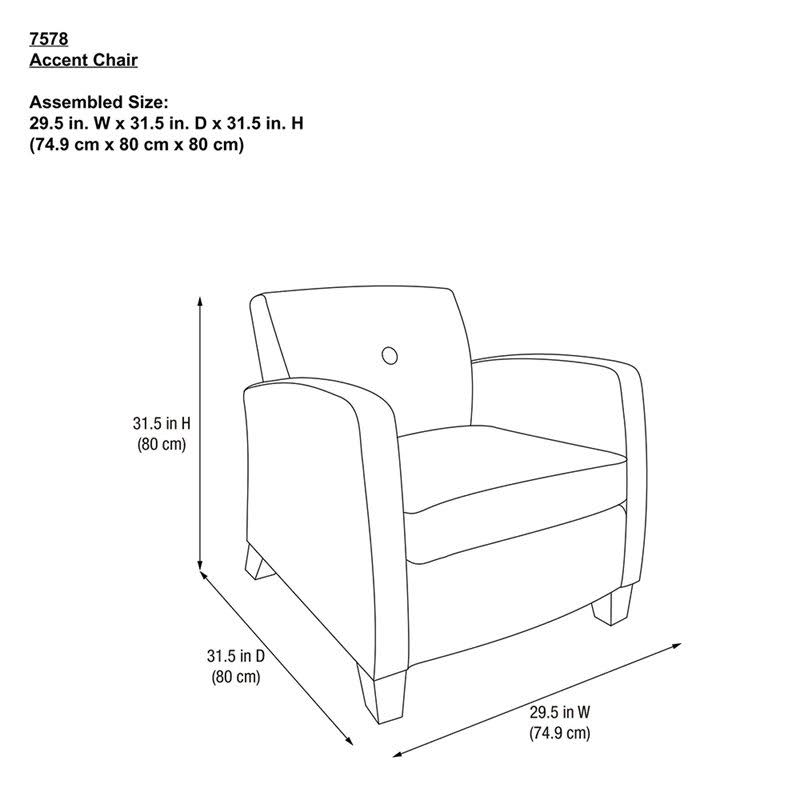 Charcoal Accent Chair X10608