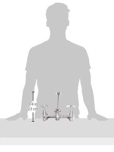 Chrome Double Handle Service Sink Faucet Q534025
